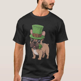 Camiseta Día de San Patricio Bulldog Francés Divertido Fren