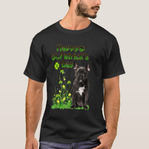 Camiseta Día de San Patricio Bulldog Francés Perro Irlandés