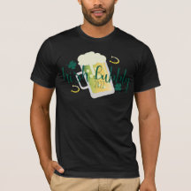 Día de San Patricio Burbujeante Verde Negro