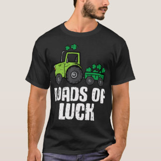 Camiseta Día de San Patricio Cargas de suerte del tractor S