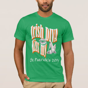 Camiseta Día de San Patricio, chica irlandés