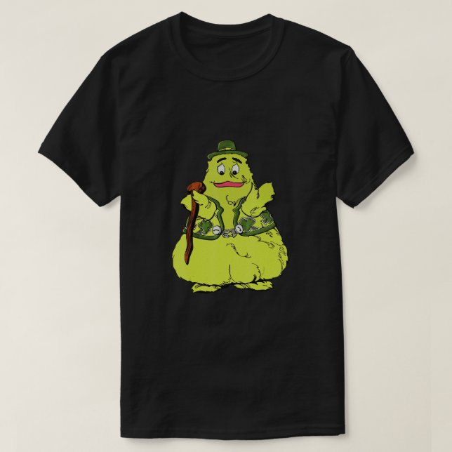 Camiseta Día de San Patricio con el tío O'Grimacey irlandés (Diseño del anverso)