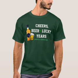 Camiseta Día de San Patricio con la taza de cerveza y Whisk