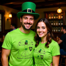 Día de San Patricio con un vitruísta irlandés