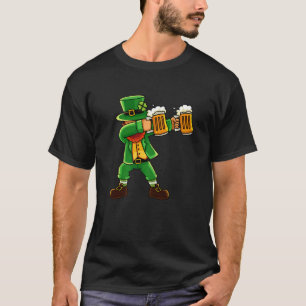 Camiseta Día de San Patricio Dabbing Leprechaun Gnome Irlan
