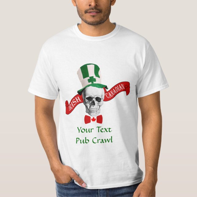 Camiseta Día de San Patricio de Canadá (Anverso)