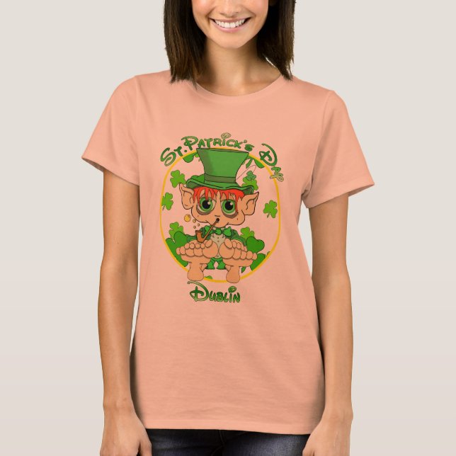 Camiseta Día de San Patricio de Dublín (Anverso)