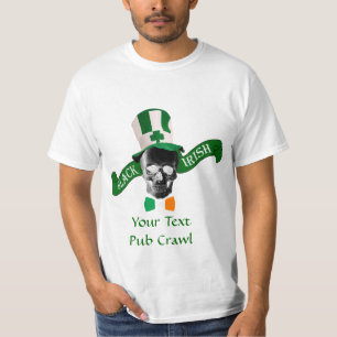 Camiseta Día de San Patricio de Irlanda Negro