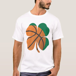 Camiseta Día de San Patricio de Shamrock Basketball Saint P