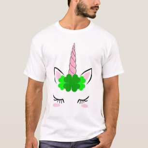 Camiseta Día de San Patricio de Unicornio - Las mujeres ado