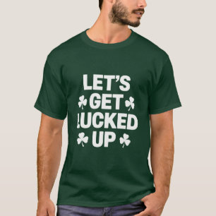 Camiseta Día de San Patricio dejemos que se burle de la ama