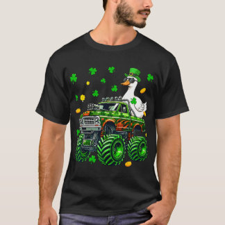Camiseta Día de San Patricio del granjero de camión monstru