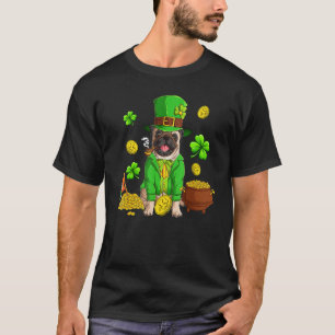 Camiseta Día de San Patricio Día de Pug Perros Irlandeses D