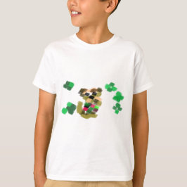Camiseta Día de San Patricio divertido con terrier irlandés