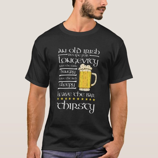 Camiseta Día de San Patricio - Divertido irlandés - Irlandé (Anverso)