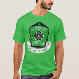 Camiseta Día de San Patricio, el bombero Pennsylvania Brave
