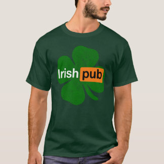 Camiseta Día de San Patricio, el pub irlandés Green Shamroc