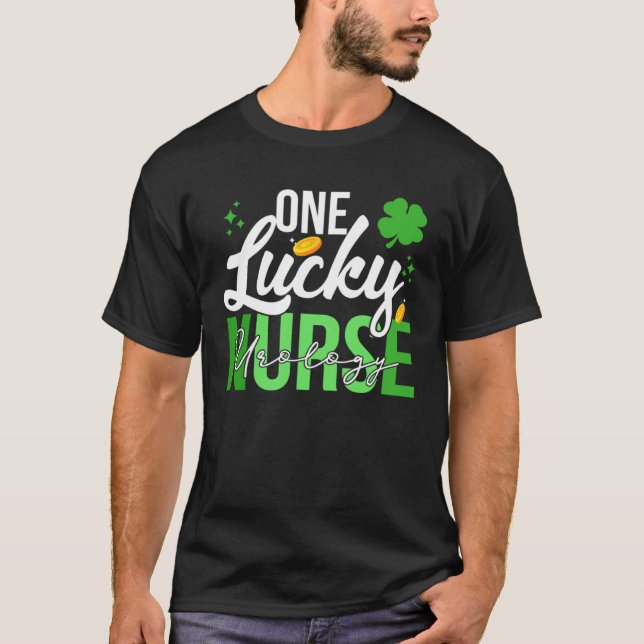 Camiseta Día de San Patricio Enfermera de Urología Una Enfe (Anverso)