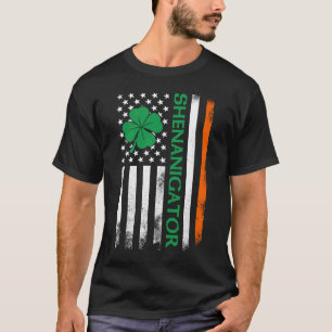 Camiseta Día de San Patricio: enmascaran bandera irlandesa 
