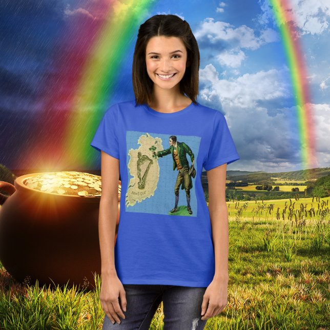 Camiseta Día de San Patricio Erin (Vintage St. Patrick's Day Erin's Isle Women's T-Shirt)