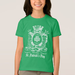 Camiseta Día de San Patricio, Escudo celta de Shamrock