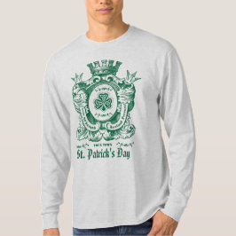Camiseta Día de San Patricio, Escudo del Escudo de Shamrock
