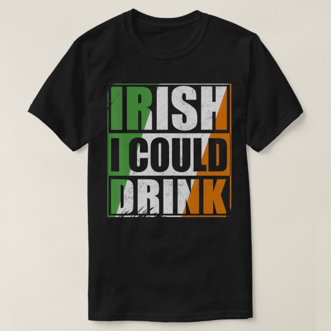 Camiseta Día de San Patricio Funny Pun Irlandés St Pattys M (Diseño del anverso)