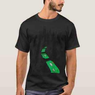 Camiseta día de san patricio gráfico chicago río verde irla