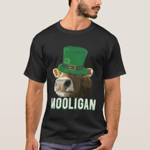Camiseta Día de San Patricio Hooligan Mooligan Vaca St Padd