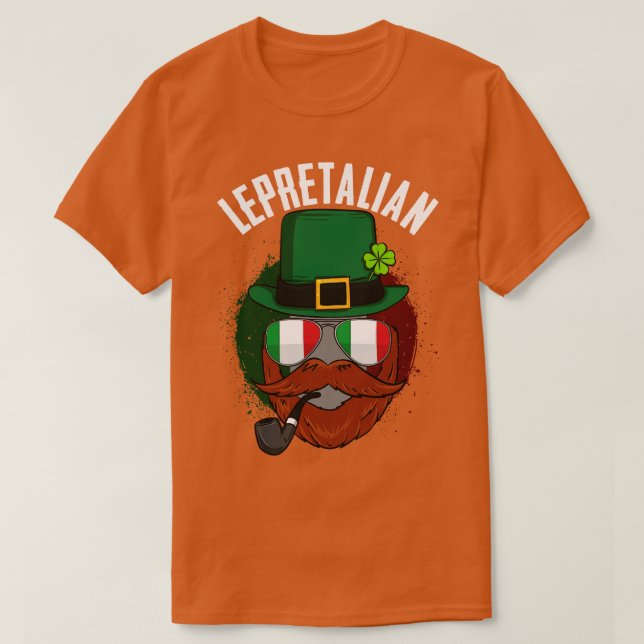 Camiseta Día de San Patricio Irlanda Lepretalian (Diseño del anverso)