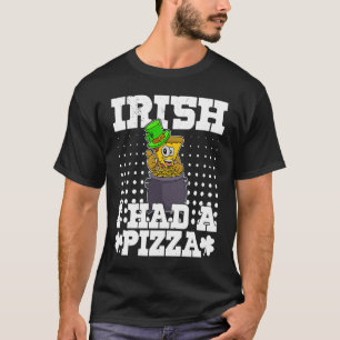 Camiseta Día de San Patricio Irlanda Pizza Italia Gaélico