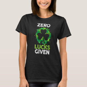 Camiseta Día de San Patricio Irlandés C Shamrock Zero Lucks