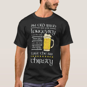 Camiseta Día de San Patricio: Irlandés divertido dice Drink