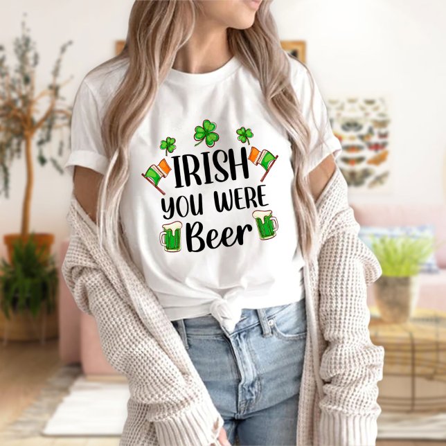 Camiseta Día de San Patricio "Irlandés eras Cerveza" (Subido por el creador)