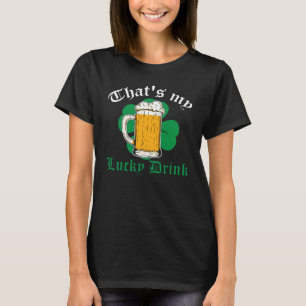 Camiseta Día de San Patricio Irlandés, ese es mi trago Afor