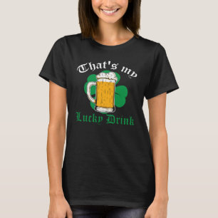 Camiseta Día de San Patricio Irlandés, ese es mi trago Afor