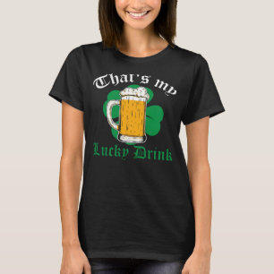 Camiseta Día de San Patricio Irlandés, ese es mi trago Afor