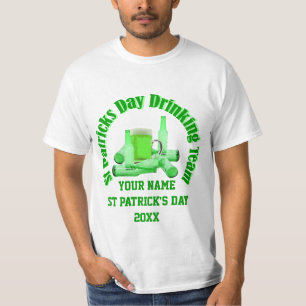 Camiseta Día de San Patricio Irlandés Personalizado