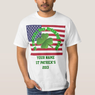 Camiseta Día de San Patricio Irlandés Personalizado