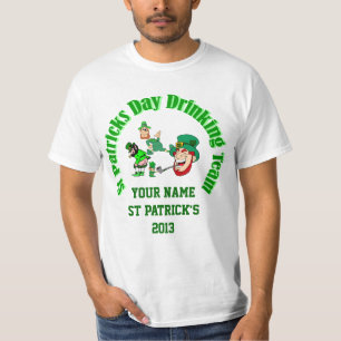 Camiseta Día de San Patricio Irlandés Personalizado