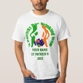 Camiseta Día de San Patricio Irlandés Personalizado