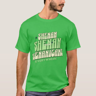 Camiseta Día de San Patricio Irlandés Shenanigan Funny Men'