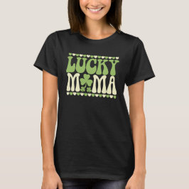 Camiseta Día de San Patricio, la suerte de Mamá Shamrock