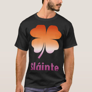 Camiseta Día de San Patricio Lesbiana Slainte la Lesbia de