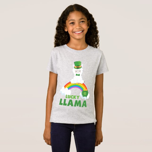 Camiseta Día de San Patricio llamado oro arco iris (Anverso completo)