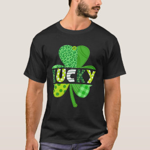Camiseta Día de San Patricio Lucky Shamrock Clover Irish Ho