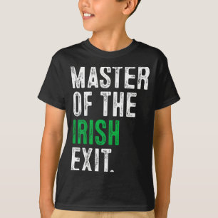 Camiseta día de san patricio maestro de la salida irlandesa