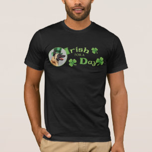 Camiseta Día de San Patricio Malinois