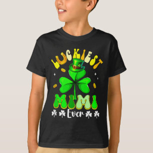 Camiseta Día de San Patricio más afortunado mimi tréboles d