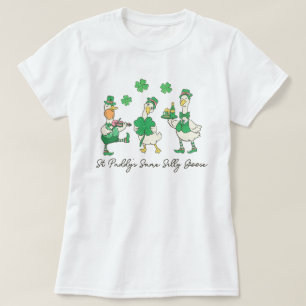 Camiseta Día de San Patricio Mismo Ganso Tonto Día de San P